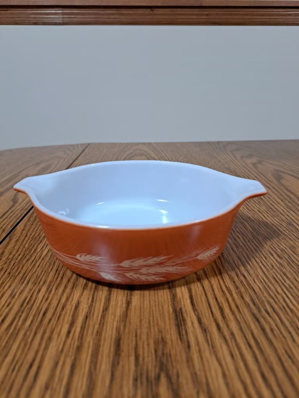 Pyrex Vintage 471-B Autumn Harvest Round Casserole Bowl 500 Milliliter